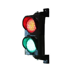 100mm Ledli İkili Sinyal Verici Trafik Lambası