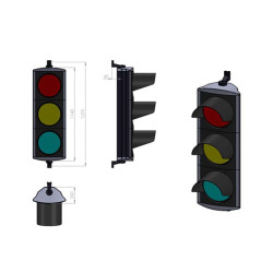 Trafik Lambası Oto Sinyal Verici 200mm Trafik Lambası Oto Sinyal Verici 200mm